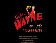 Tablet Screenshot of dukefilmography.com